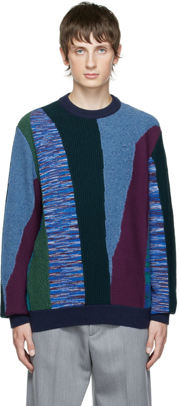 Photo: Missoni Multicolor Paneled Sweater