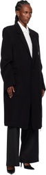 Ann Demeulemeester Black Viv High Comfort Tailored Coat
