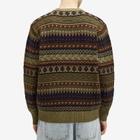 Nike Men's Apparel Life Fair Isle Sweater in Neutral Olive