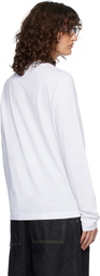 AMI Paris White Ami de Coeur Long Sleeves T-shirt