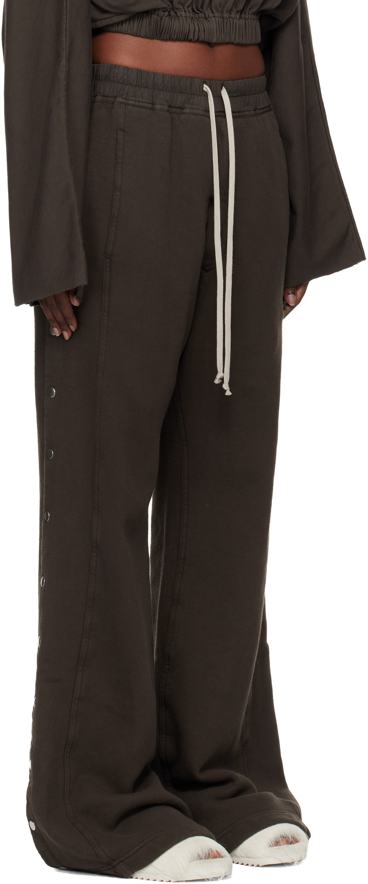 Rick Owens DRKSHDW Gray Concordians Pusher Sweatpants