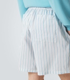 Umit Benan Julian silk and cotton Bermuda shorts