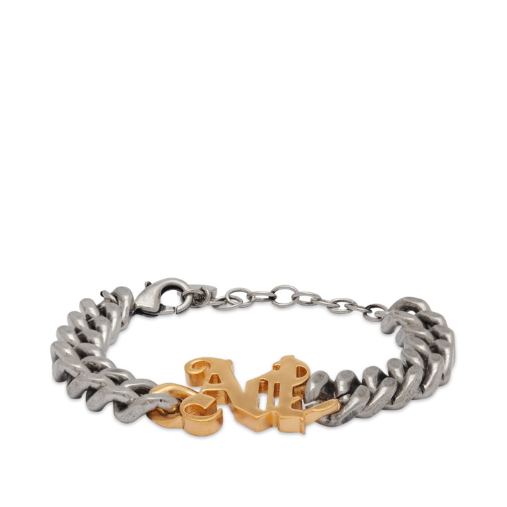 Photo: Palm Angels Women's Pa Monogram Bracelet in Silver