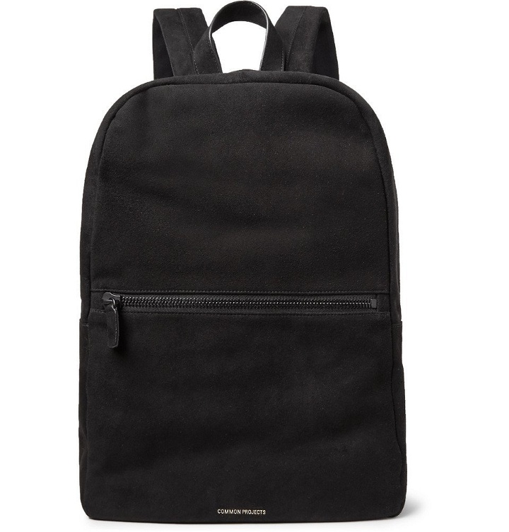 Photo: Common Projects - Suede Backpack - Men - Black
