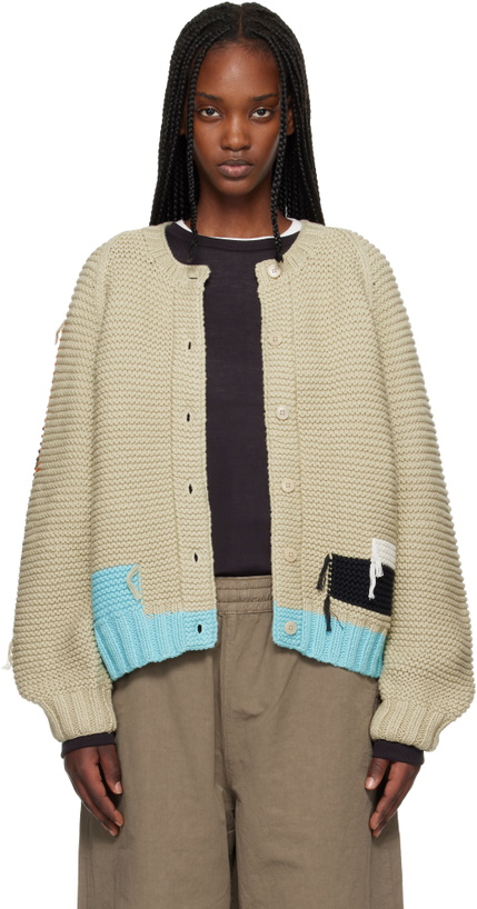 Photo: YMC Beige Atomic Cardigan