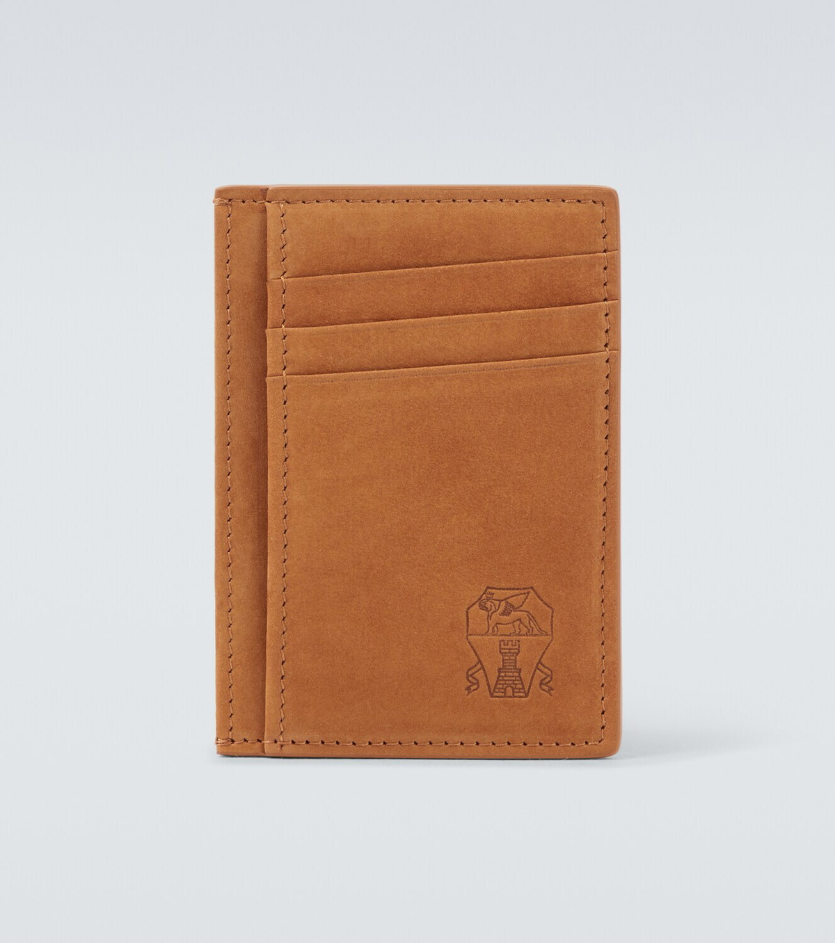 Brunello Cucinelli Suede card holder