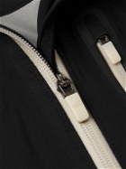adidas Golf - RAIN.RDY Logo-Print Recycled-Shell Zip-Up Golf Jacket - Black