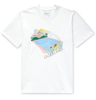 Casablanca - Casa Pool Printed Cotton-Jersey T-Shirt - White