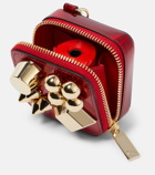 Christian Louboutin - Embellished leather waste bag holder