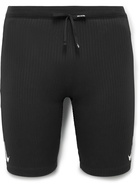 Nike Running - Aeroswift Ribbed Dri-FIT ADV Half-Length Tights - Black