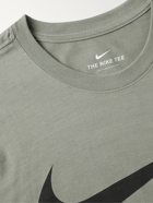 NIKE - Logo-Print Cotton-Jersey T-Shirt - Green