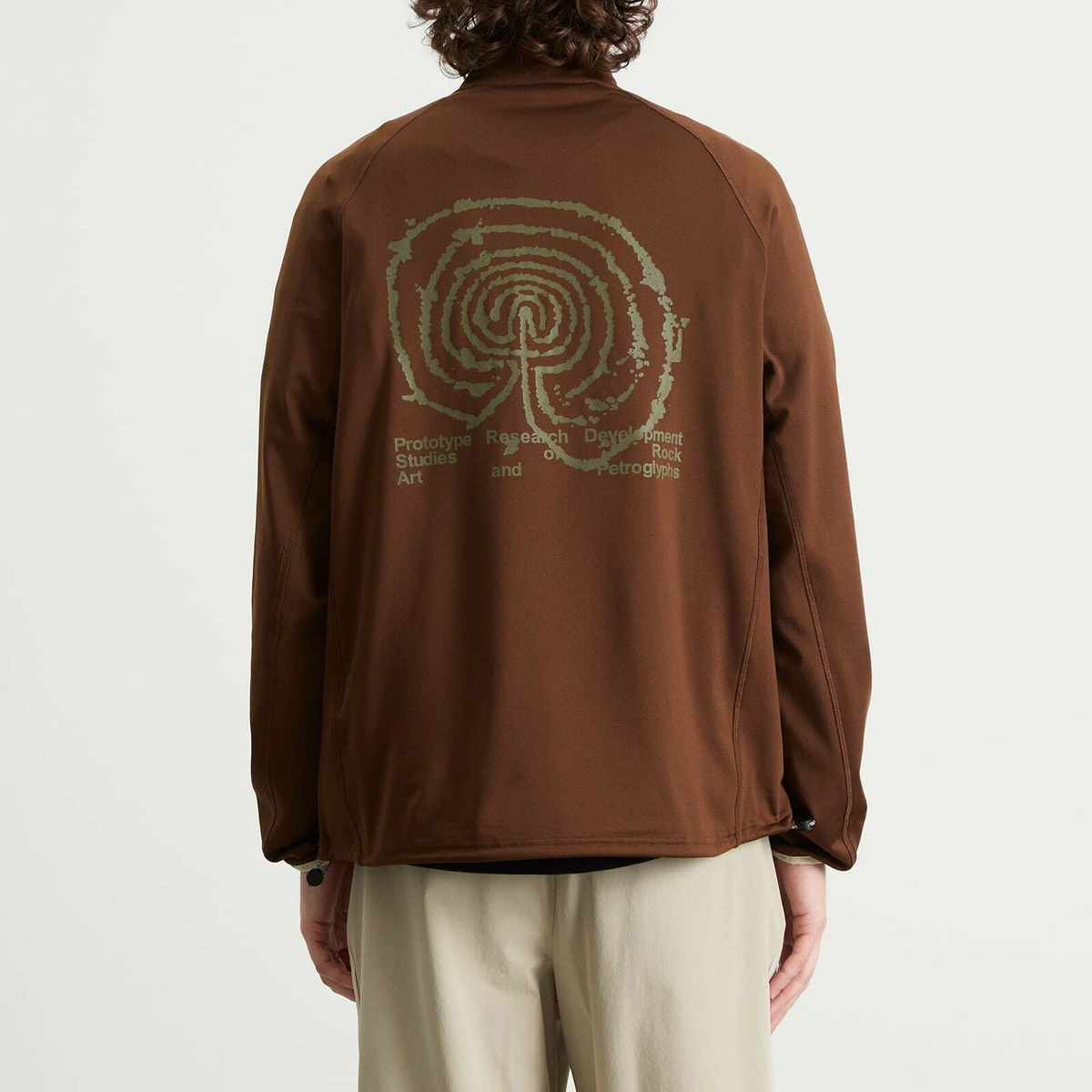 KA_YO_Prototype Men's Half Zip Base Layer in Burnt Wine