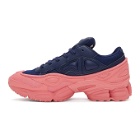 Raf Simons Blue and Pink adidas Originals Edition Ozweego Sneakers