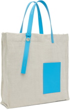 PB 0110 SSENSE Exclusive Blue HB 2 Tote