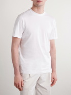 Brioni - Cotton-Jersey T-Shirt - White