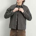 Dime Men's Wool Overshirt in Silver