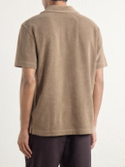 Orlebar Brown - Cotton-Terry Polo-Shirt - Brown