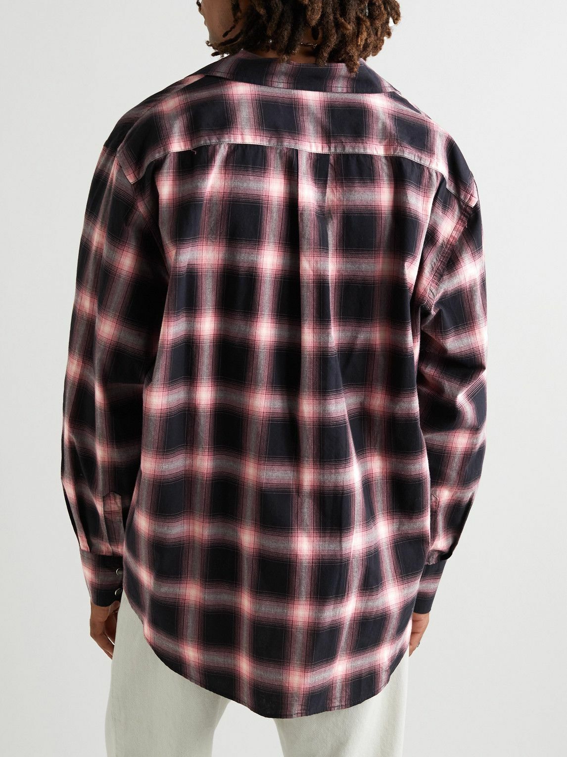 Our Legacy - Poco Checked Cotton Shirt - Pink Our Legacy