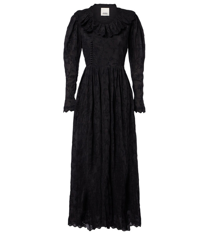 Photo: Isabel Marant Zoen floral cotton and silk maxi dress