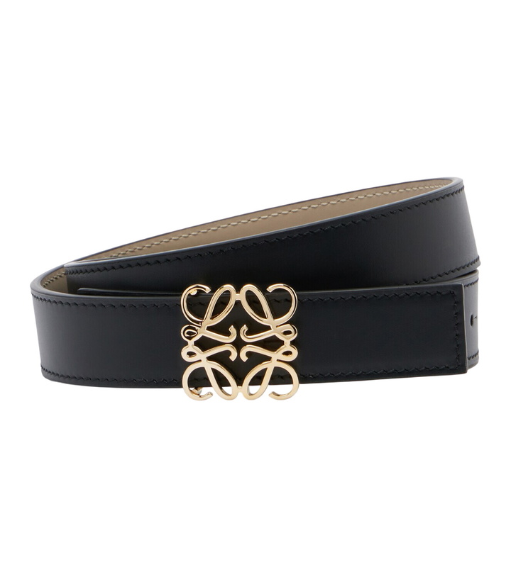 Photo: Loewe Anagram Bombé reversible leather belt