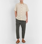 Nanushka - Adam Striped Cotton-Blend Shirt - Neutrals