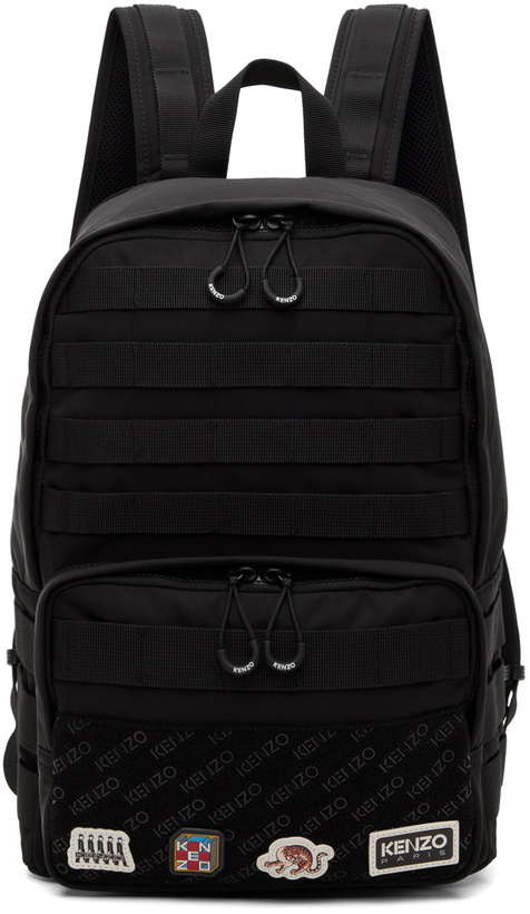 KENZO Crest Backpack Brand New Black Rucksack Bag Unisex BNIB Kenzo Kenzo crest backpack - Black - Men|FD65SA463F2699 main image 4