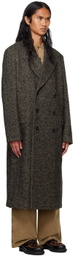 HOPE Gray Herringbone Time Coat
