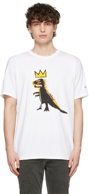 Photo: Converse White Jean-Michel Basquiat Edition Dino T-Shirt