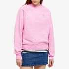 AMI Women's Tonal ADC Sweat in Candy Pink