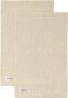 MAGNIBERG Off-White Gelato Hand Towel Set
