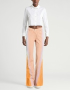 Mugler Womens Jeans Sand