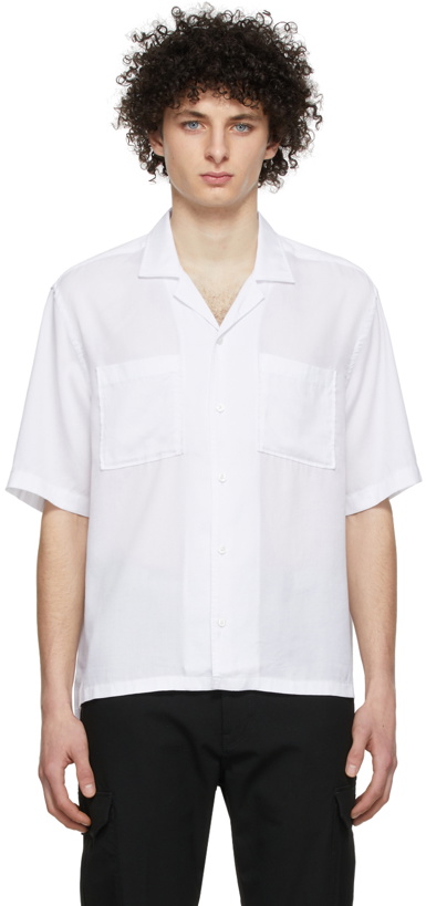 Photo: Boss White Twin Pocket Short Sleeve Shirt