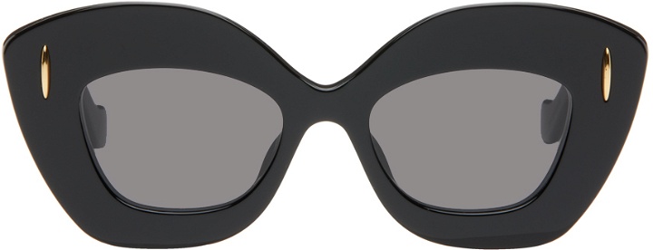 Photo: LOEWE Black Retro Screen Sunglasses