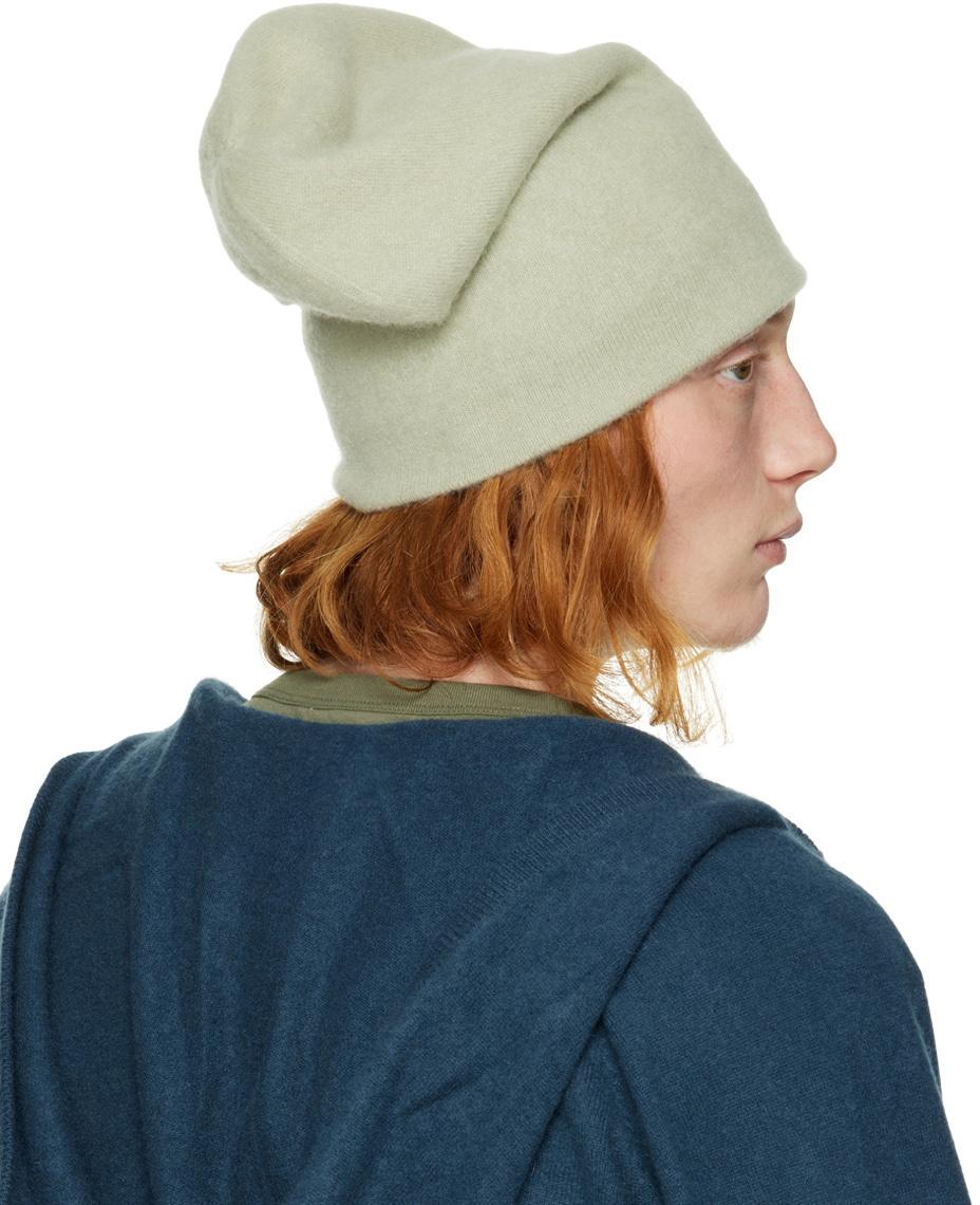 Frenckenberger Green Cashmere Beanie