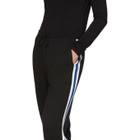 Ports 1961 Black Striped Wool Lounge Pants