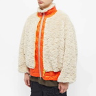 F/CE. x Digawell Furry Jacket in Ivory