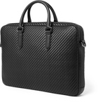 Ermenegildo Zegna - Pelle Tessuta Leather Briefcase - Black