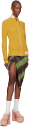 Charles Jeffrey LOVERBOY Yellow Banana Zip Sweater