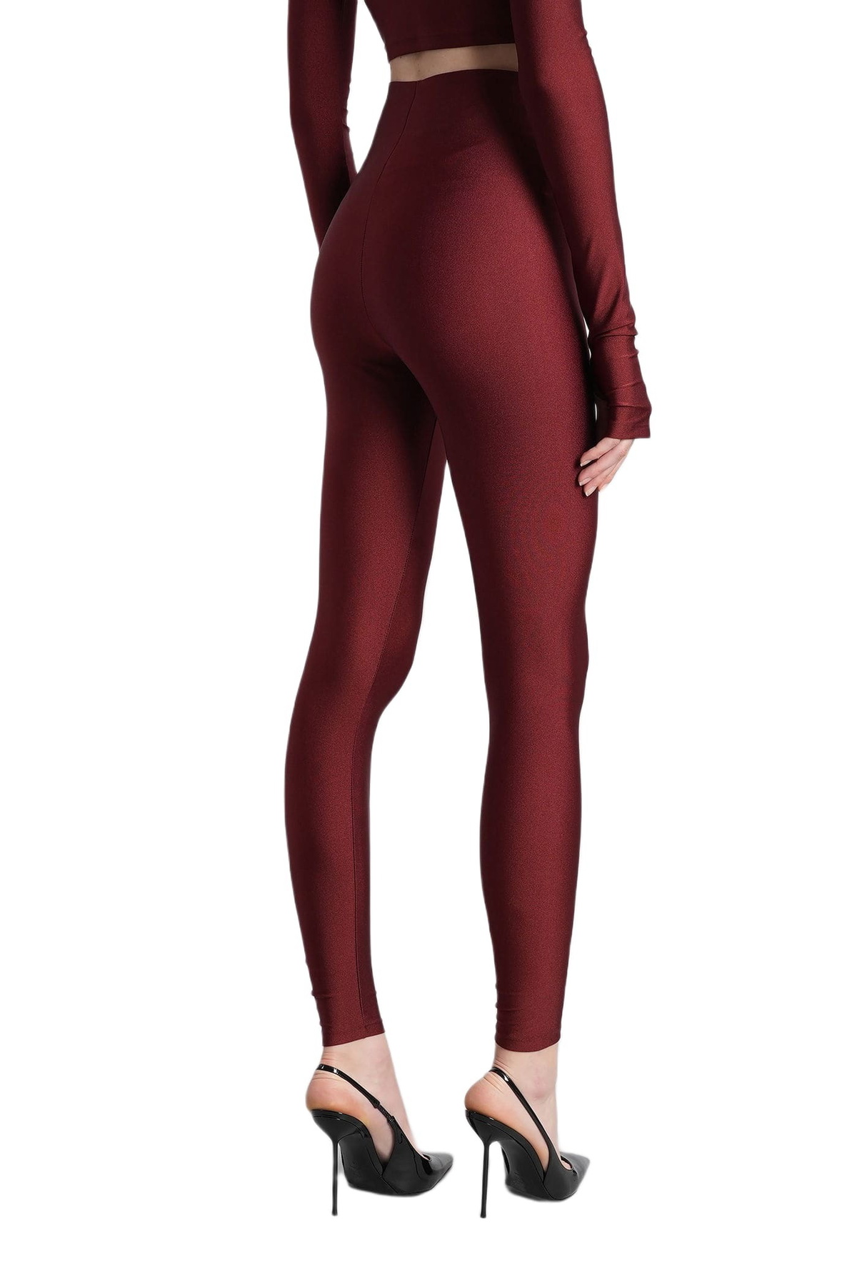 The Andamane Holly 80 S Leggings In Bordeaux Polyamide