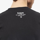 Men's AAPE Camo Moon Face T-Shirt in Black