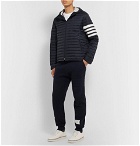 Thom Browne - Striped Quilted Shell Down Jacket - Navy