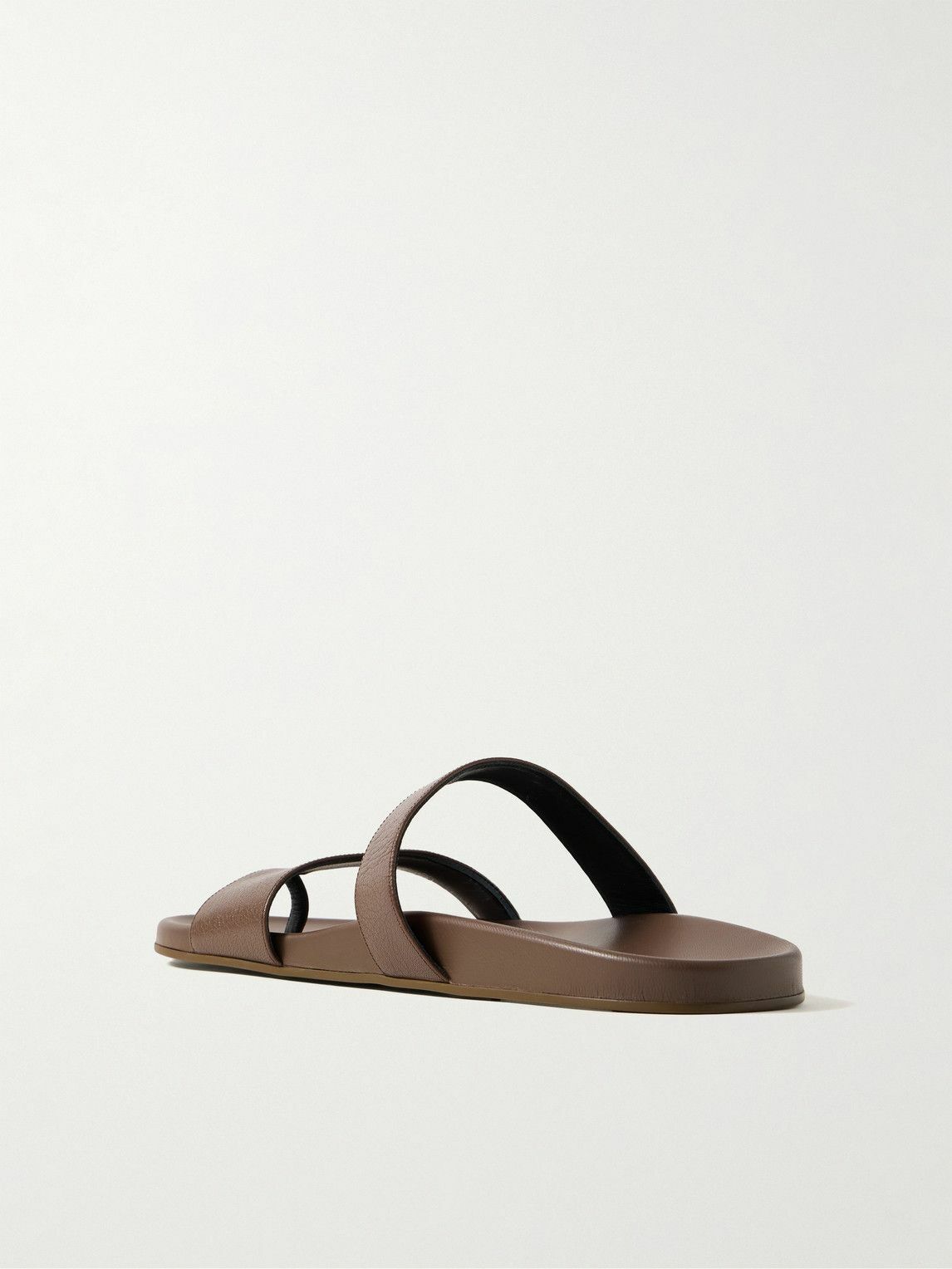 サンダル・ミュール TheRow Hugh leather sandal THE ROW Hugh Leather Toe-Ring Slide Sandals - Bergdorf Goodman
