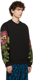 Kenzo Black Pansy Sweatshirt