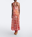 Dolce&Gabbana Majolica cotton poplin maxi dress
