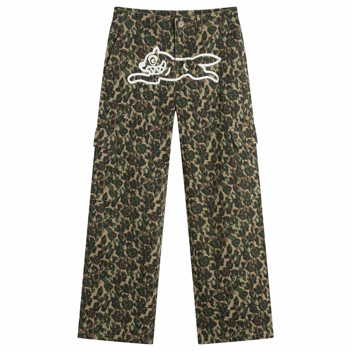 ICECREAM Women's Running Dog Cargo Pants in Camo