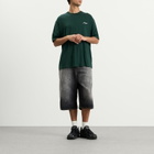 Acne Studios Men's Exford Small Venice Logo T-Shirt in Dark Green
