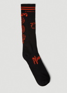 Logo Socks in Black