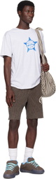 Dime Brown Waffle Fighter Shorts