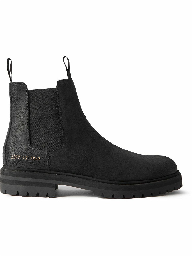 Photo: Common Projects - Suede Chelsea Boots - Black