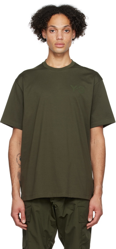 Photo: Y-3 Khaki Classic T-Shirt